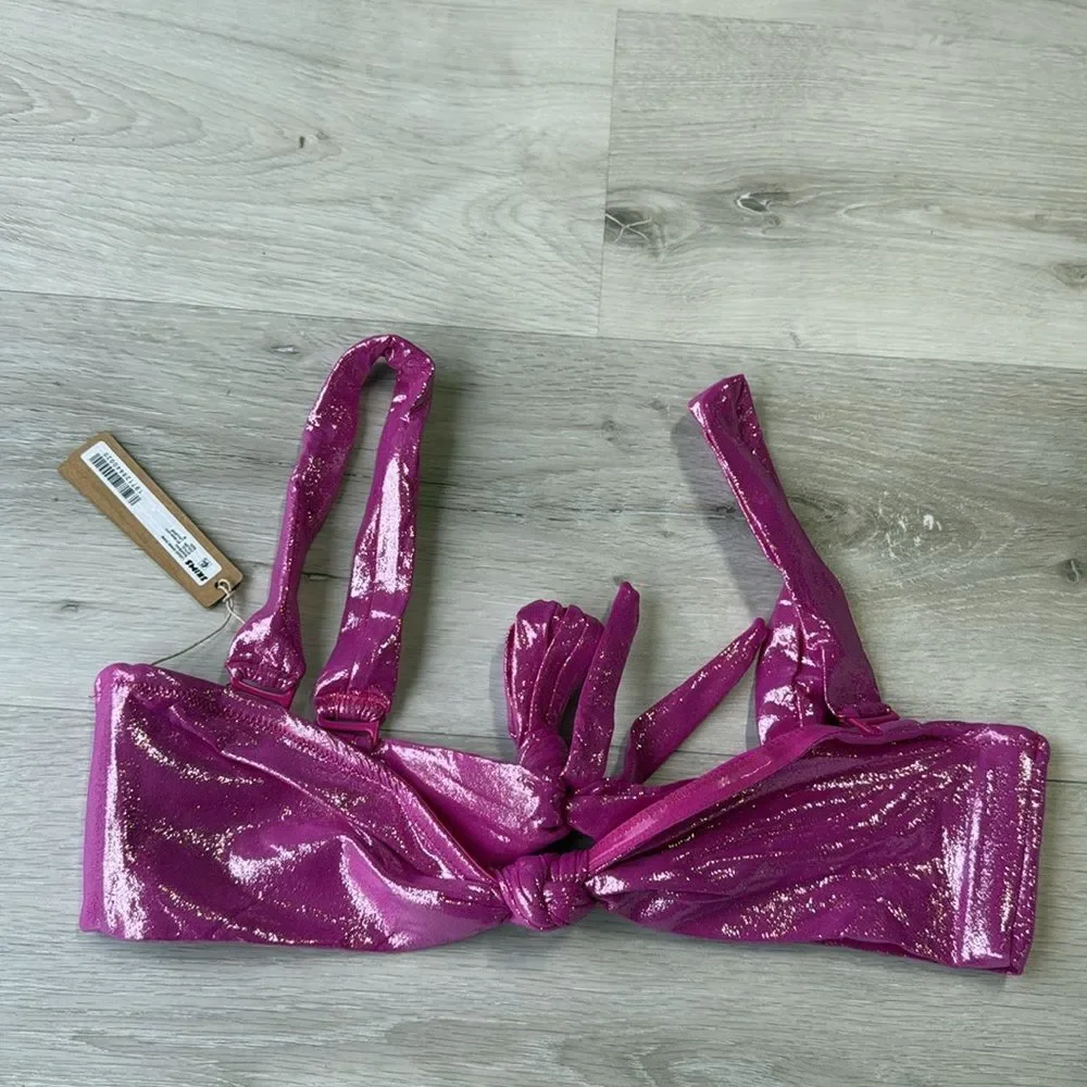 SKIMS liquid shine‎ bandeau Lollipop Color Medium NWT in packaging
